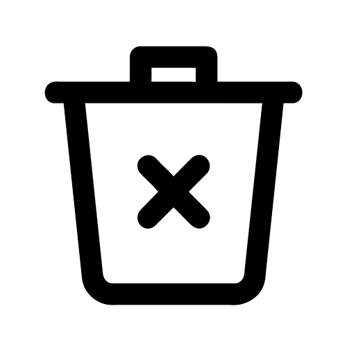 Delete icon