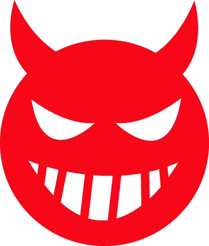 Devil icon sign symbol design