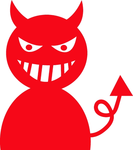 Devil icon sign symbol design