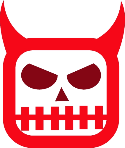 Devil icon sign symbol design