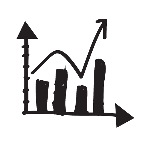 diagram and graphs icons