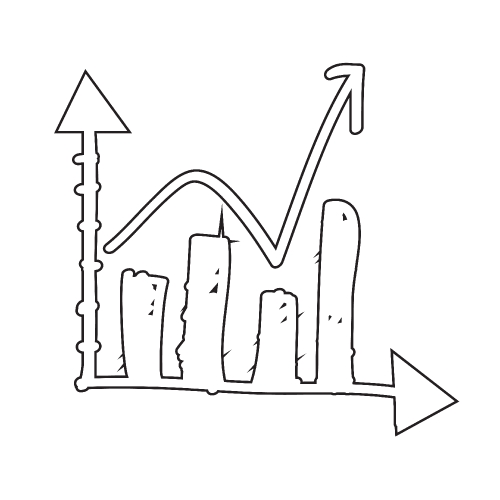 diagram and graphs icons