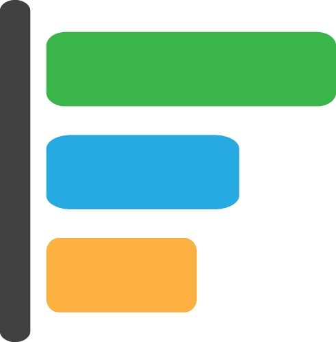 Diagram graph icon sign symbol design