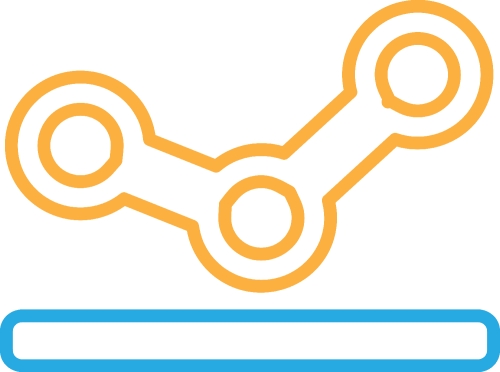 Diagram graph icon sign symbol design