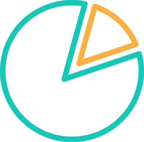 Diagram graph icon sign symbol design