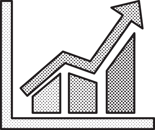 Diagram graph icon sign symbol design