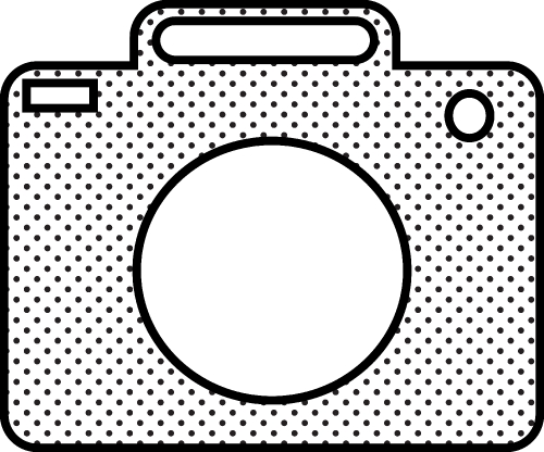 Digital camera icon sign design