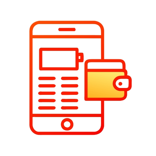 Digital wallet icon