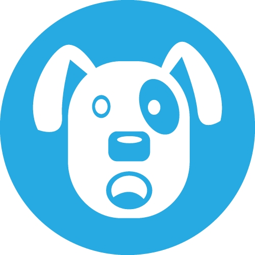 Dog Icon animal sign symbol design