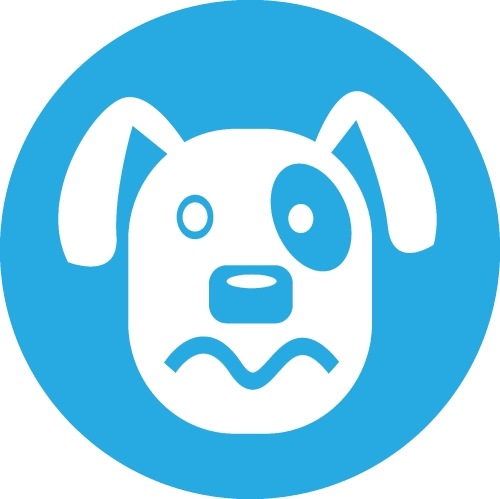 Dog Icon animal sign symbol design