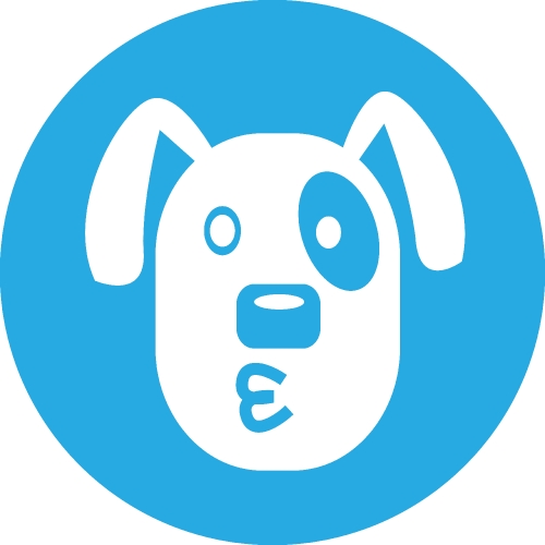 Dog Icon animal sign symbol design