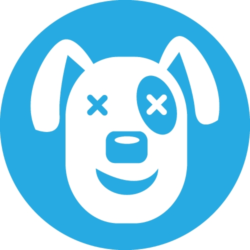 Dog Icon animal sign symbol design