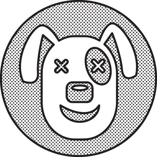 Dog Icon animal sign symbol design