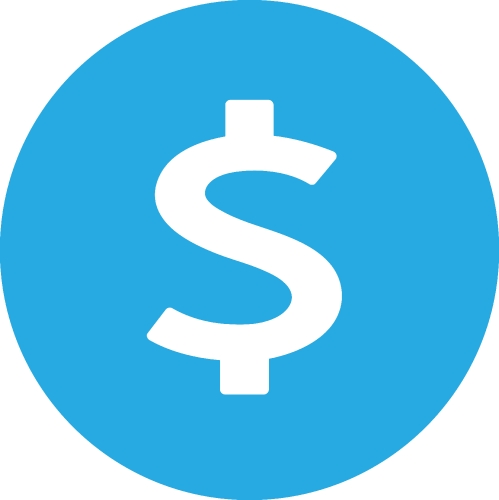 dollar icon sign symbol design