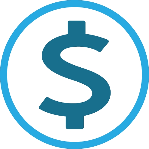 dollar icon sign symbol design