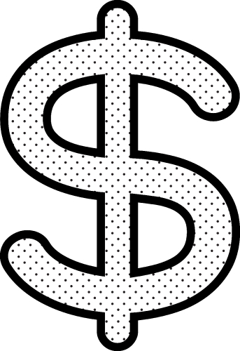 dollar icon sign symbol design