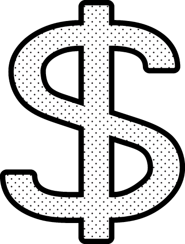 dollar icon sign symbol design