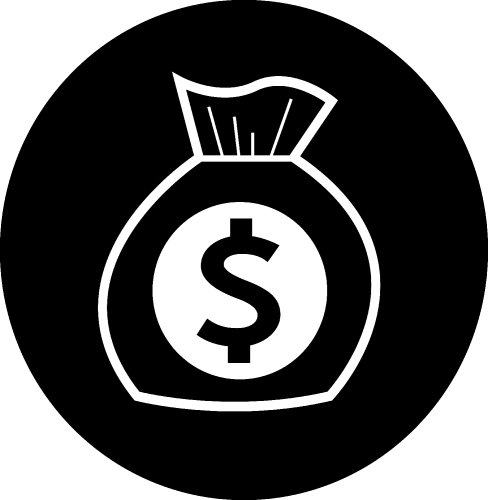 Dollar money icon