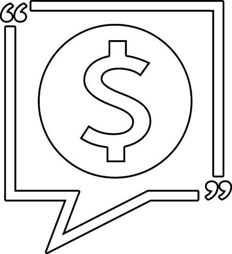 Dollar money icon