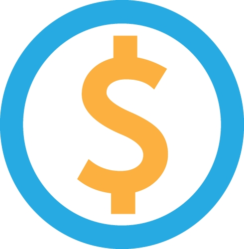 Dollar money icon sign symbol design