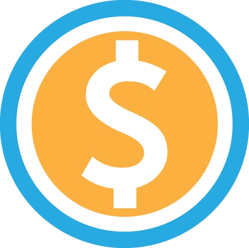 Dollar money icon sign symbol design