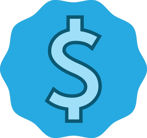 Dollar money icon sign symbol design