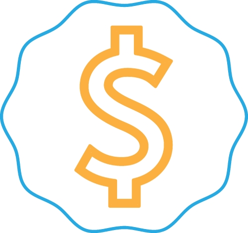 Dollar money icon sign symbol design