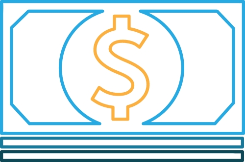 Dollar money icon sign symbol design