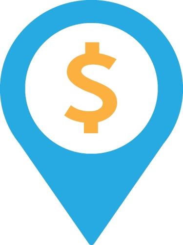 Dollar money icon sign symbol design