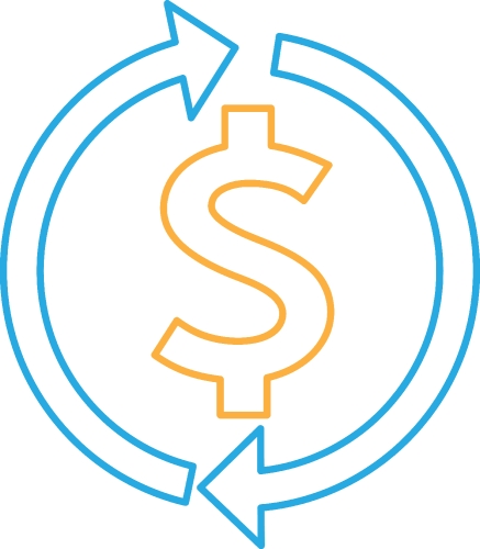 Dollar money icon sign symbol design