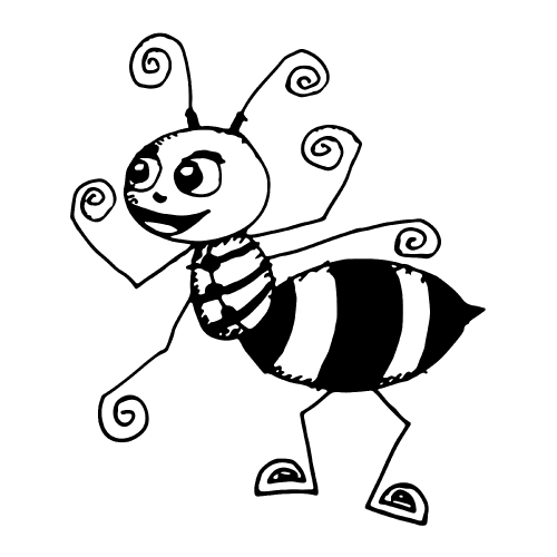 doodle ant icon hand draw illustration design by Jaidee Family S