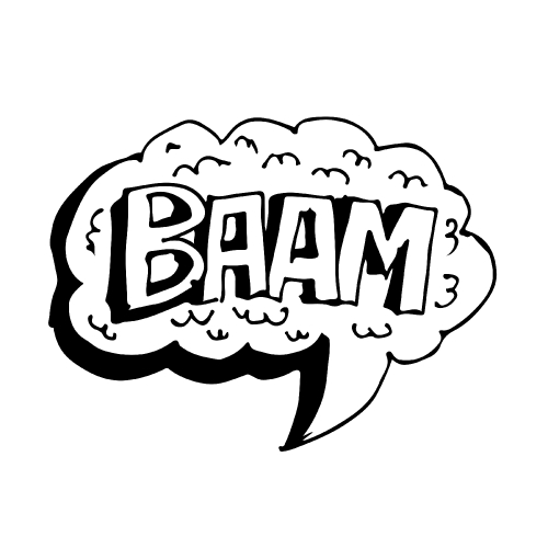 Doodle Comic speech bubble icon hand draw illustration design