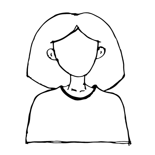 doodle people avatar icon hand draw illustration design