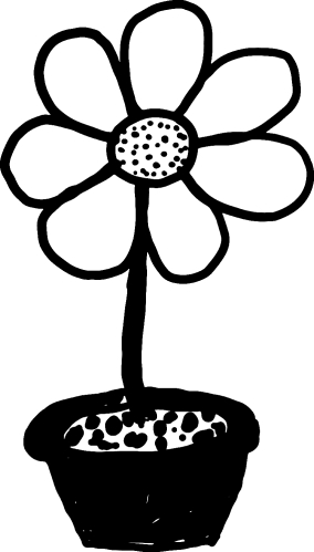 Draw Flower icon sign design