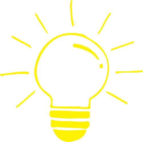 Drawing light bulb icon sign symbol design