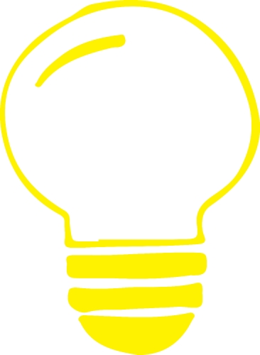 Drawing light bulb icon sign symbol design