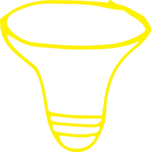 Drawing light bulb icon sign symbol design