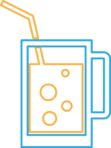 Drink icon sign symbol design