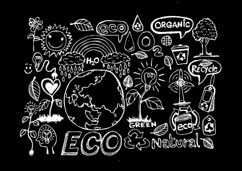 Eco Idea Sketch and Eco friendly Doodles