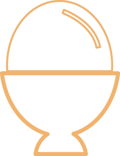 Egg icon sign symbol design