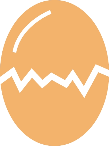 Egg icon sign symbol design