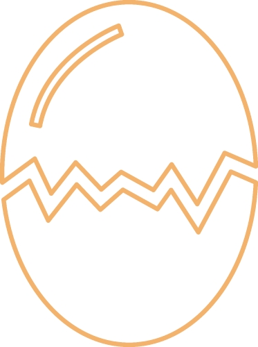 Egg icon sign symbol design