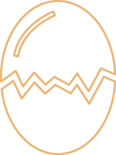 Egg icon sign symbol design