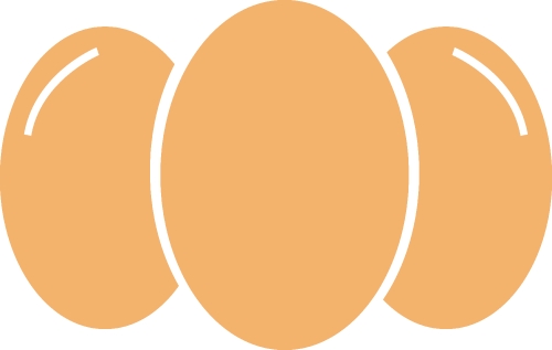 Egg icon sign symbol design