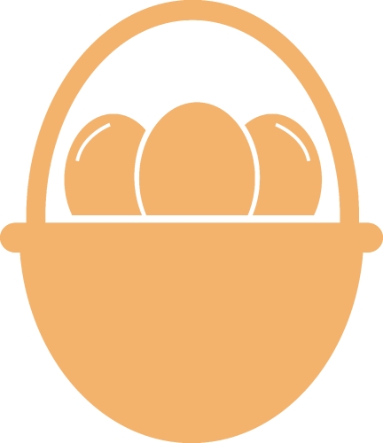 Egg icon sign symbol design