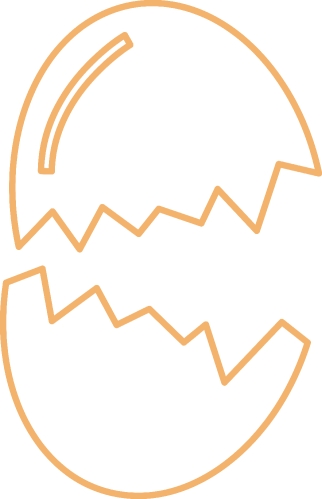 Egg icon sign symbol design