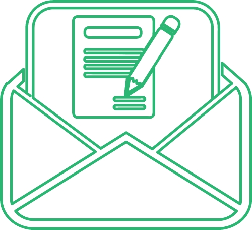 email and mail icon sign design