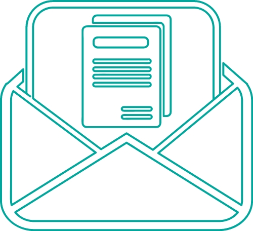 email and mail icon sign design