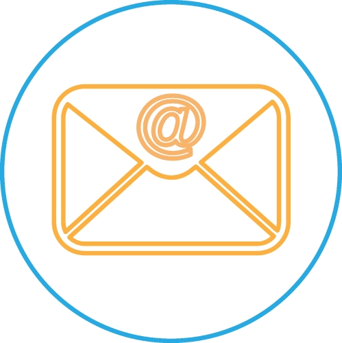 Email and mail icon sign symbol design