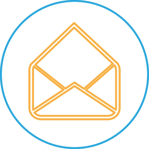 Email and mail icon sign symbol design